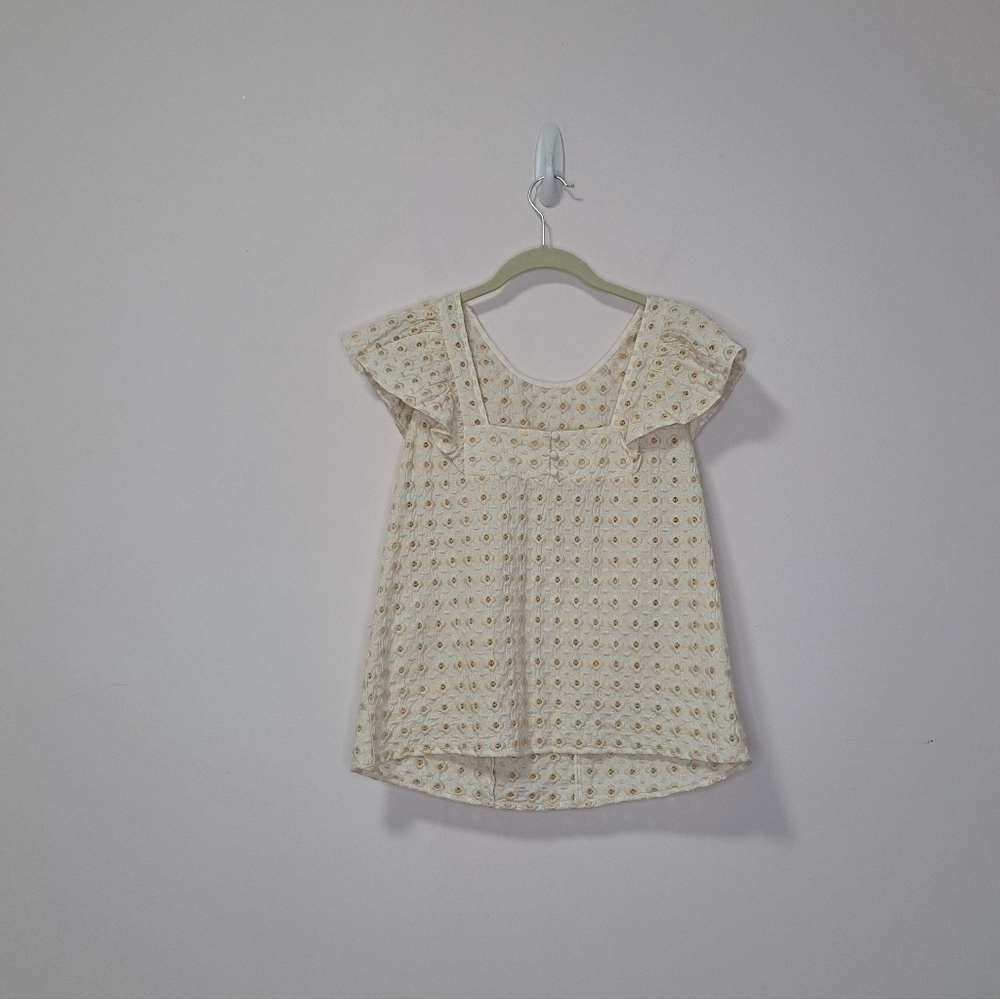 Sezane Forta Blouse Ecru 38 Medium NWOT - Picture 5 of 10